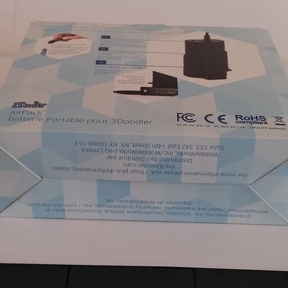 3Doodler JetPack Battey for 3Doodler Portable Battery BNIP - Picture 3 of 4